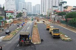 Tuyến đường nối ba khu đô thị lớn ở Hà Nội sắp thông xe kỹ thuật