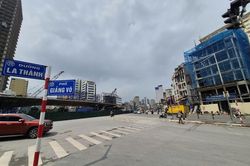 Điều chỉnh giao thông nút giao Láng Hạ - Giảng Võ - La Thành: Phương tiện được đi vào làn BRT