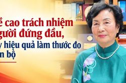 Đề cao trách nhiệm người đứng đầu, lấy hiệu quả làm thước đo cán bộ