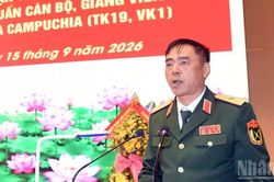 Học viện Lục quân bồi dưỡng giảng viên chỉ huy cho Quân đội Hoàng gia Campuchia