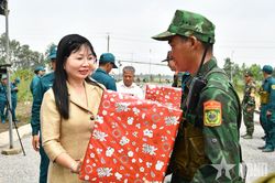 An Giang: Hoàn thành diễn tập chiến đấu phòng thủ xã Giang Thành năm 2026