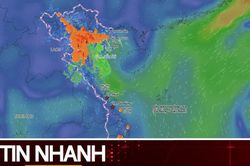 TIN NHANH: Mưa lớn ở Bắc Bộ và Hà Nội kéo dài đến khi nào?