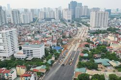 Cận cảnh công trường Vành đai 2,5 Hà Nội chạy đua tiến độ để thông xe kỹ thuật dịp 10/10