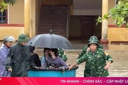 Mưa lớn gây ngập lụt cục bộ tại khu vực phía nam Hà Tĩnh