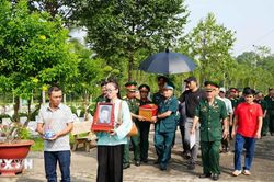 Đồng Nai tổ chức cất bốc và tiễn đưa hài cốt liệt sỹ về quê an táng
