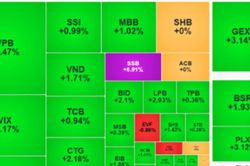 Chứng khoán sáng 15/9: VN-Index vượt 1.800 điểm, khối ngoại mua ròng và nhiều nhóm ngành cùng tăng