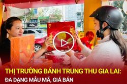Thị trường bánh Trung thu Gia Lai: Đa dạng mẫu mã, giá bán