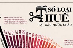 Những nước châu Âu có nhiều loại thuế nhất