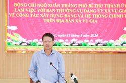 Phó Bí thư Thành ủy Ngô Xuân Thắng: Xã Vu Gia cần phát huy lợi thế để phát triển thương mại, dịch vụ gắn với các mô hình nông nghiệp trải nghiệm