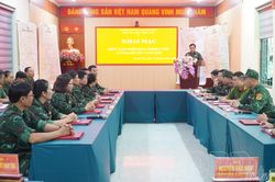 Thanh Yên tổ chức diễn tập chiến đấu phòng thủ