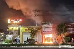 Kịp thời khống chế đám cháy ở phường Xuân Lộc