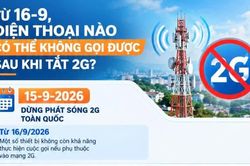 Infographic Từ ngày 16-9, điện thoại nào có thể không gọi được sau khi tắt 2G?