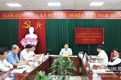 Lãnh đạo UBND tỉnh tiếp công dân định kỳ tháng 9