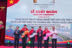 Sinh viên đầu tiên của Trường Cao đẳng Lào Cai tham dự Kỳ thi Kỹ năng nghề thế giới lần thứ 48
