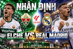 Nhận định bóng đá Elche vs Real Madrid: Mbappe mang 7 bàn đến Martínez Valero