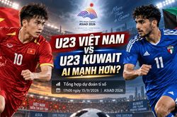 Tổng hợp dự đoán tỉ số U23 Việt Nam vs U23 Kuwait lúc 17h ngày 15/9/2026