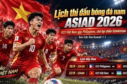 Lịch thi đấu bóng đá nam ASIAD 2026 mới nhất: U23 Việt Nam gặp Philippines sau trận hòa Kuwait