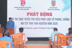 Phát động Cuộc thi trực tuyến tìm hiểu pháp luật về phòng, chống ma túy