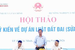 Hội thảo Lấy ý kiến về dự án Luật Đất đai (sửa đổi)