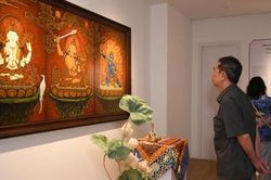 Triển lãm sơn mài truyền thống 'Ngọc Sáng trong son'