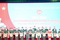 Khai mạc Hội thi cán bộ Đoàn giỏi và Tuyên truyền viên trẻ toàn quân