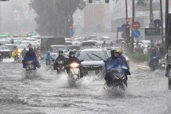 Lượng mưa phổ biến ở các phường, xã Hà Nội từ 15/9 đến chiều 16/9