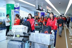 Đoàn thể thao Việt Nam đã đến Nhật Bản tham dự ASIAD 20