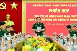 Đại tướng Nguyễn Trọng Nghĩa chủ trì phiên họp Hội đồng Thi đua-Khen thưởng Bộ Quốc phòng