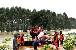 Quân khu 1 chủ động ứng phó mưa lớn, thiên tai trên địa bàn