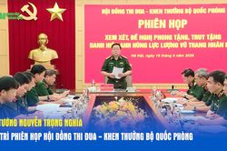 Đại tướng Nguyễn Trọng Nghĩa chủ trì phiên họp Hội đồng Thi đua - Khen thưởng Bộ Quốc phòng