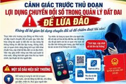 Cảnh giác với chiêu lừa 'định danh đất đai' và cập nhật sổ đỏ trên VNeID