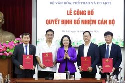 Bộ Văn hóa, Thể thao và Du lịch bổ nhiệm Phó Hiệu trưởng 4 trường đại học