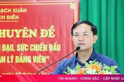 Thạch Xuân sinh hoạt chuyên đề nâng cao năng lực lãnh đạo của tổ chức đảng