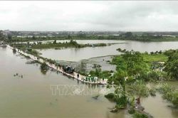 Hà Nội: Báo động lũ trên sông Tích, sông Bùi, cảnh báo sạt lở