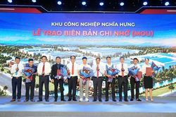Khởi công Khu công nghiệp Nghĩa Hưng - thêm không gian thu hút công nghệ cao