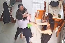 Xôn xao clip nam sinh có hành vi bạo lực với người trong gia đình