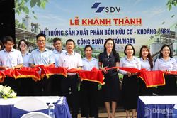 Khánh thành hệ thống sản xuất phân bón hữu cơ làm từ rác thải sinh hoạt đầu tiên ở Đồng Nai