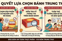 Tết Trung thu an toàn: Lưu ý khi lựa chọn và sử dụng thực phẩm