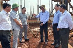 Lâm Đồng đôn đốc tiến độ xây dựng các trường nội trú liên cấp biên giới