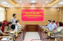 Ban Chính sách, Chiến lược Trung ương khảo sát về chuyển đổi số tại phường Đồng Hới