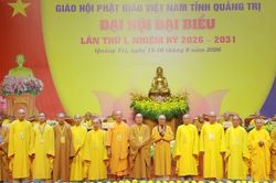 Quảng Trị: Hòa thượng Thích Tánh Nhiếp tiếp tục được suy cử Trưởng ban Trị sự GHPGVN tỉnh nhiệm kỳ 2026-2031