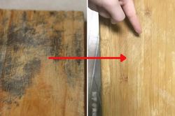 Thớt gỗ dùng lâu ngày bẩn, mốc đen đừng chỉ rửa bằng nước: Thêm thứ này vào sạch bong, không lo còn vi khuẩn