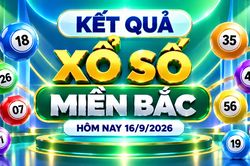 XSMB 16/9 - Kết quả xổ số miền Bắc hôm nay thứ Tư ngày 16/9/2026