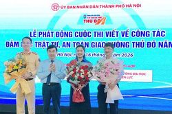 Phát động Cuộc thi viết 'Vì an toàn giao thông Thủ đô' năm 2026