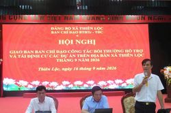 Xã Thiên Lộc tập trung đẩy nhanh giải phóng mặt bằng các dự án trọng điểm