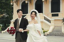 Võ Tấn Phát và Lê Hạ Anh tung ảnh cưới của Tâm và Ánh trong 'Lên hương'