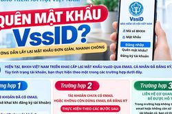 Hướng dẫn lấy lại mật khẩu VssID qua email cá nhân đã đăng ký
