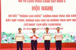 BTL Vùng Cảnh sát biển 4 quyết liệt chống khai thác IUU
