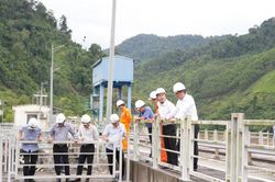 Kiểm tra công tác an toàn đập, hồ chứa tại Thủy điện Sông Bung 4
