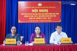 Đại biểu HĐND tỉnh Khánh Hòa tiếp xúc cử tri xã Công Hải